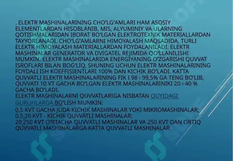 О‘zgarmas tok mashinasining umumiy tuzilishi 3