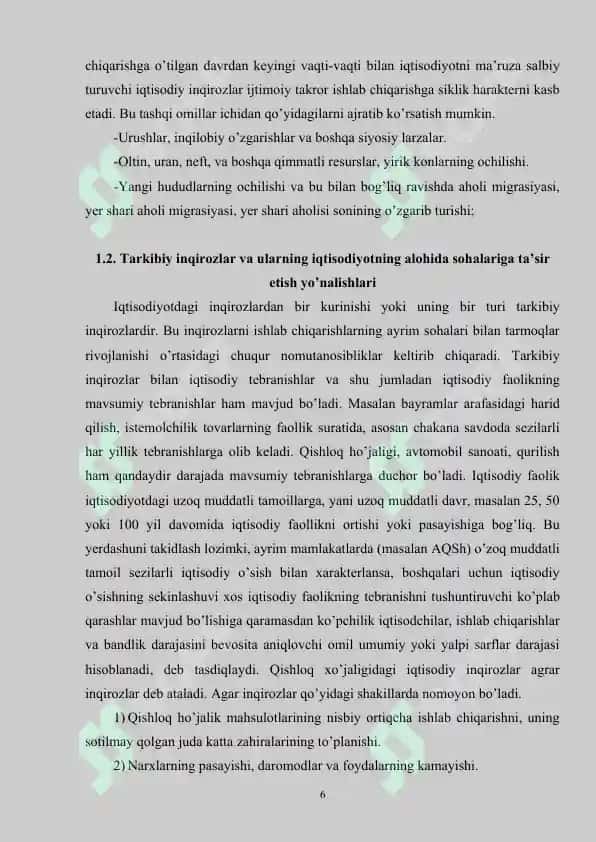 Iqtisodiy Inqiroz 5