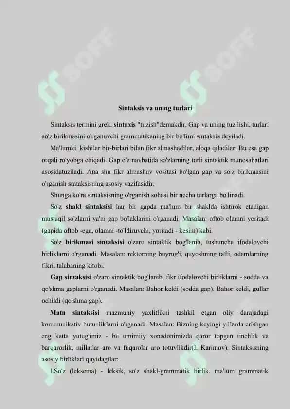 Ta`lim bosqichlarida so`z birikmasi sintaksisini o`qitish bo`yicha dars ishlanmalar tayyorlash 3