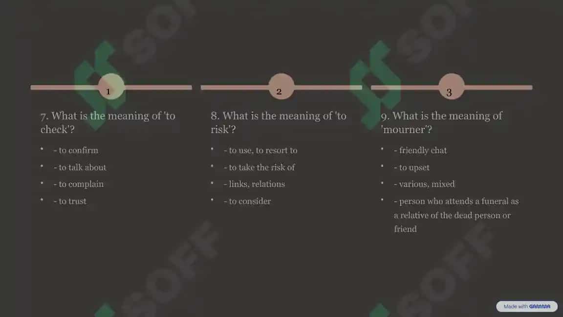 Vocabulary Test 4