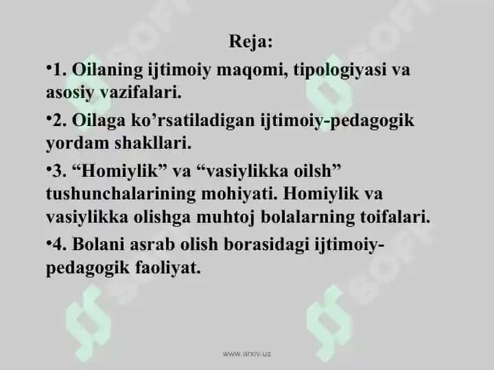 Oila bilan ijtimoiy ish 3
