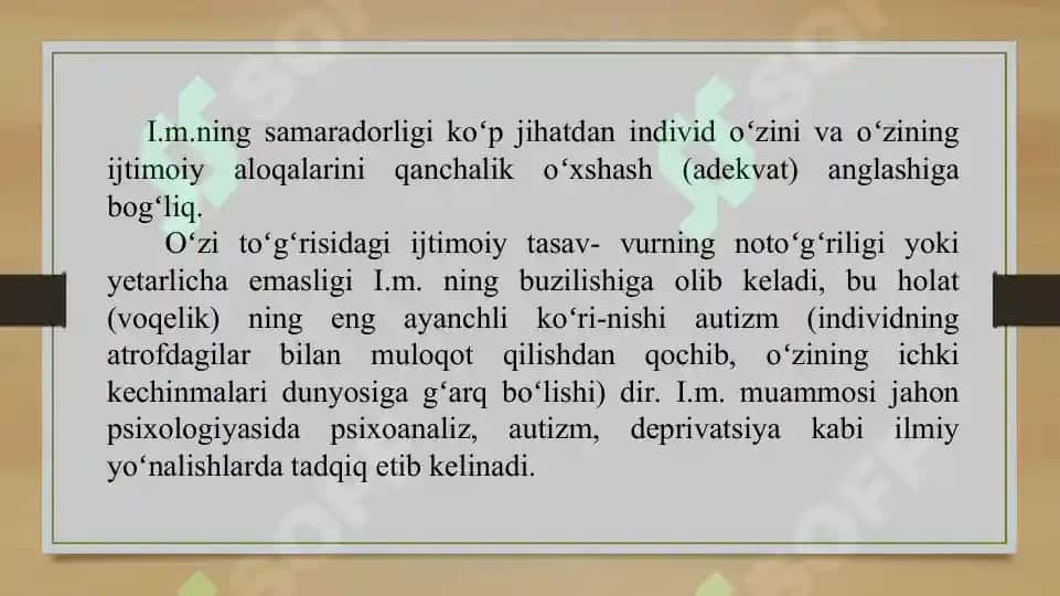 21. Ijtimoiy moslashuv stress muammolari. Taqdimot 9 bet. 4