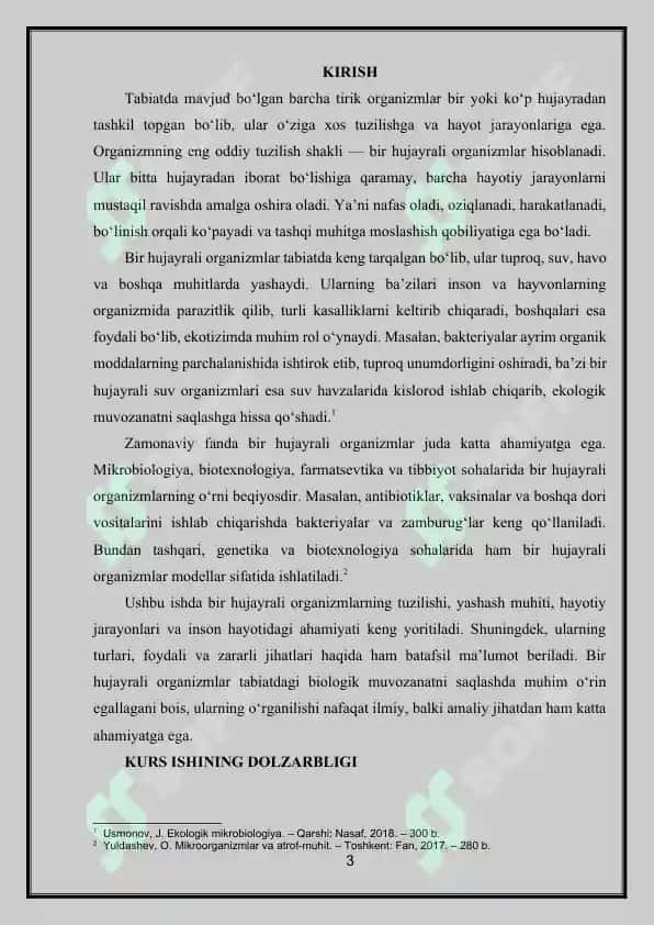 Bir hujayrali organizmlar 3