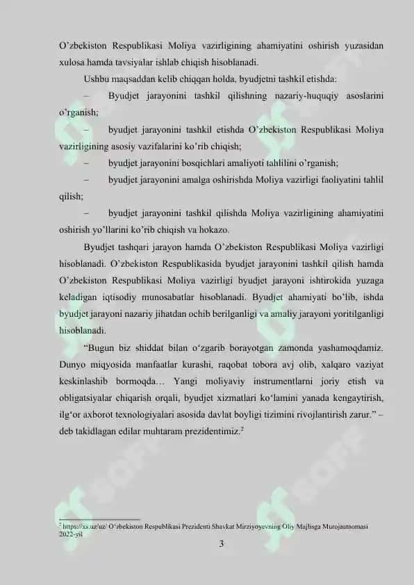 BYUDJET TASNIFINING MOHIYATI, AHAMIYATI VA HOZIRGI ZAMON XUSUSIYATLARI 3