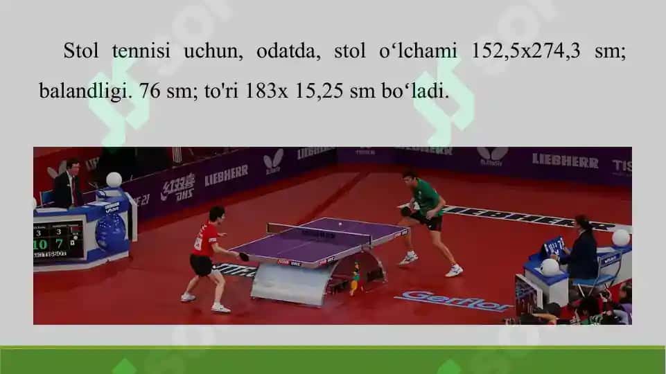 9. O'zbekistonda Stol tennisining rivojlantirish tarixi va taniqli  sportchilar. Taqdimot, 10 bet. 3