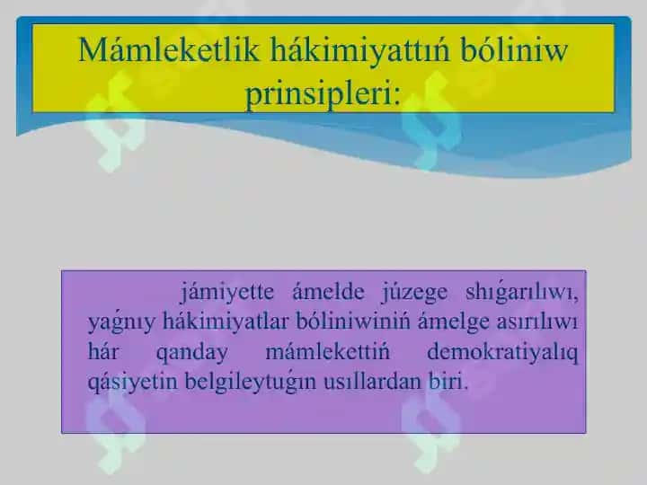 Ózbekstanda mámleket hákimiyatınıń  qáliplesiwi. Siyasiy reformalar 3