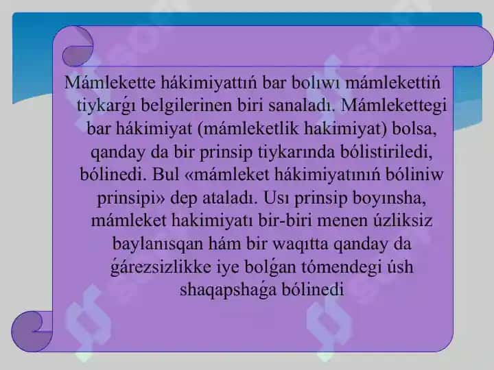 Ózbekstanda mámleket hákimiyatınıń  qáliplesiwi. Siyasiy reformalar 4