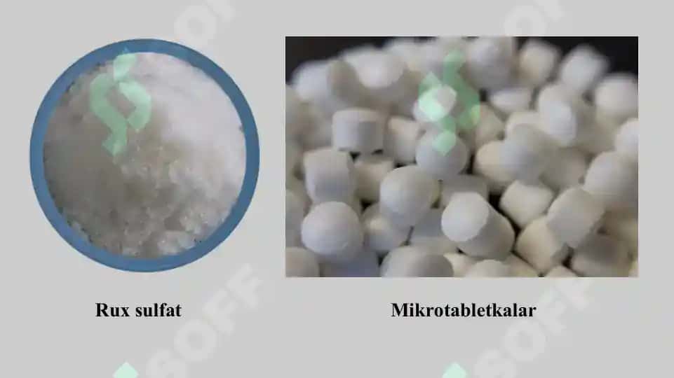 14.1. Rux sulfat va riboflavin bilan askorbin kislotasini saqlovchi mikrotabletkalarini sifatini baholash. Taqdimot 11bet. 4