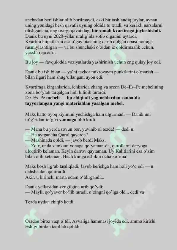 Eshikni Ocha Ko'rma (Qo'rqinchli Hikoya) 4