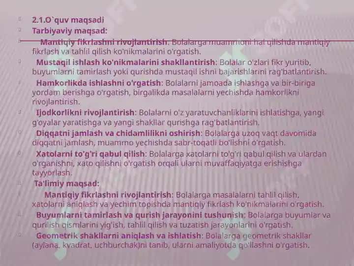 XATONI TOP MANTIQIY O’YINI ORQALARI BUYUMLARNI TA’MIRLASH 4