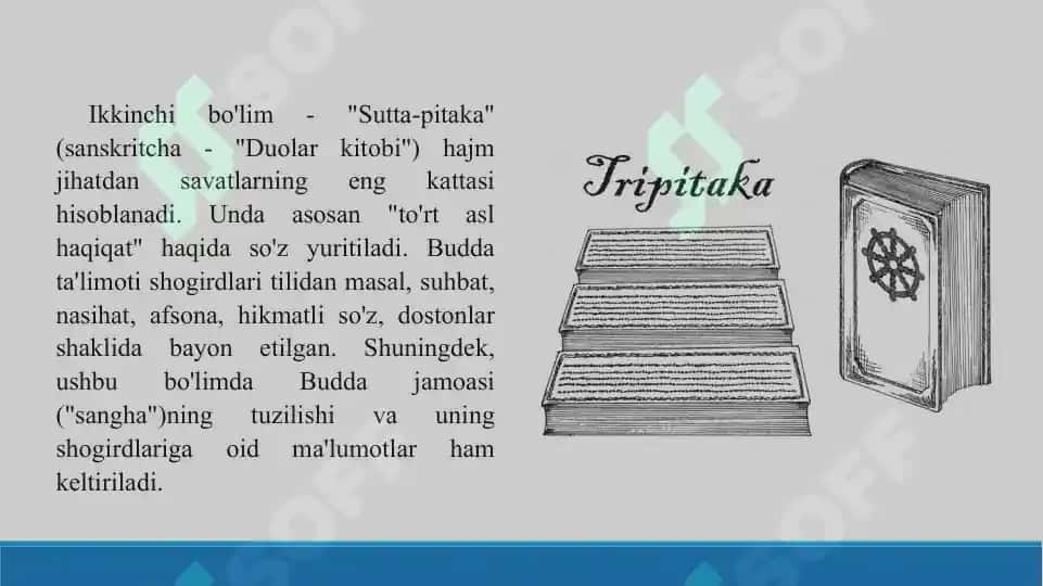 Buddaviylik dini tarixi va asosiy g'oyalari. Taqdimot 16 bet. 8