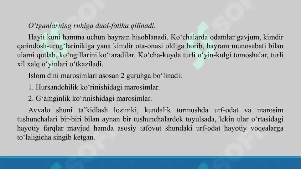 Dunyoviy bilimlar va diniy e’tiqod birligiga erishishning ahamiyati. Taqdimot 19 bet 8