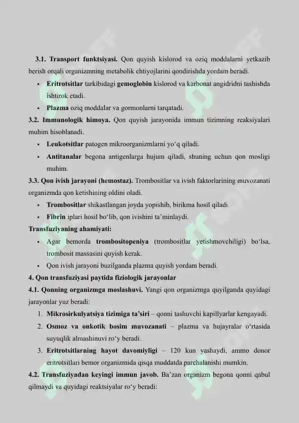 6. Qon quyish mexanizmi. Referat 6 bet. 4