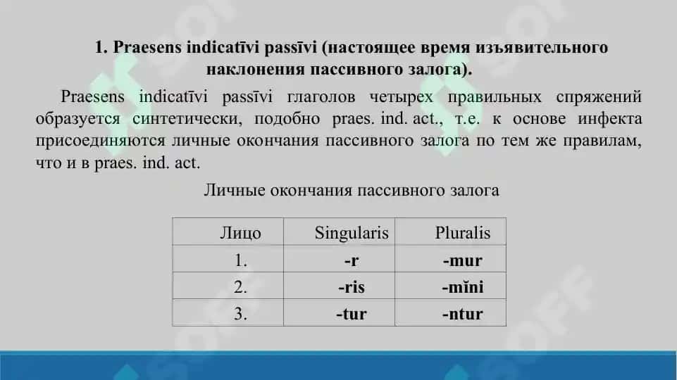 1. Активные и пассивные залоги. Презентация. 18 лист 3