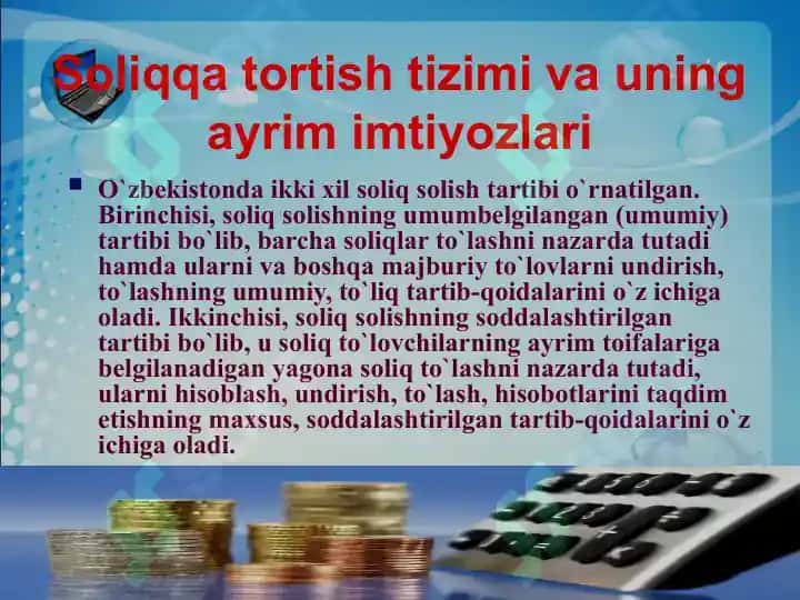 O‘zbekiston Respublikasida umumdavlat soliqlarining amal qilish mexanizmi 3