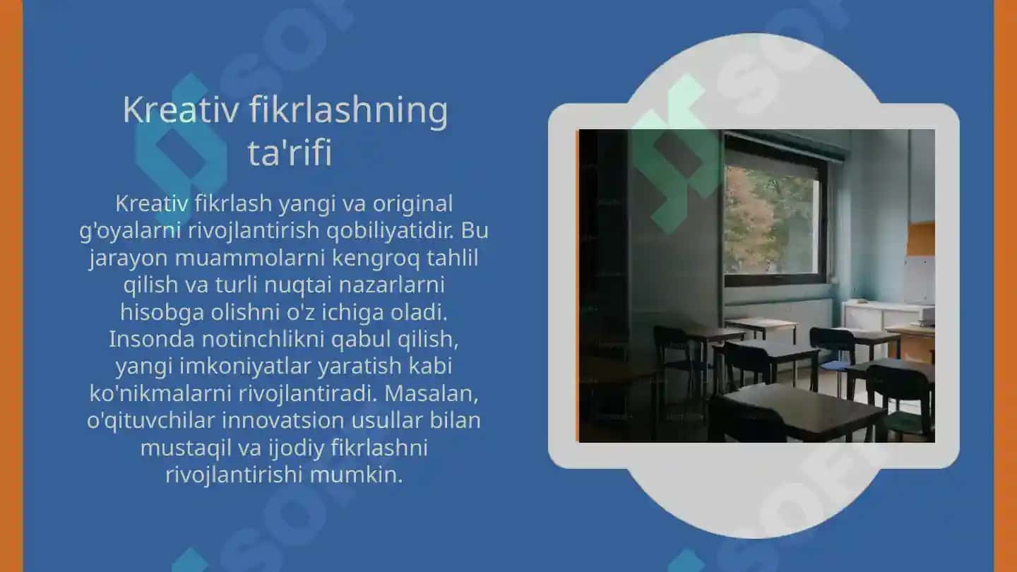 Kreativ fikrlashning ta'lim jarayonidagi o'ziga xos xususiyatlari 3