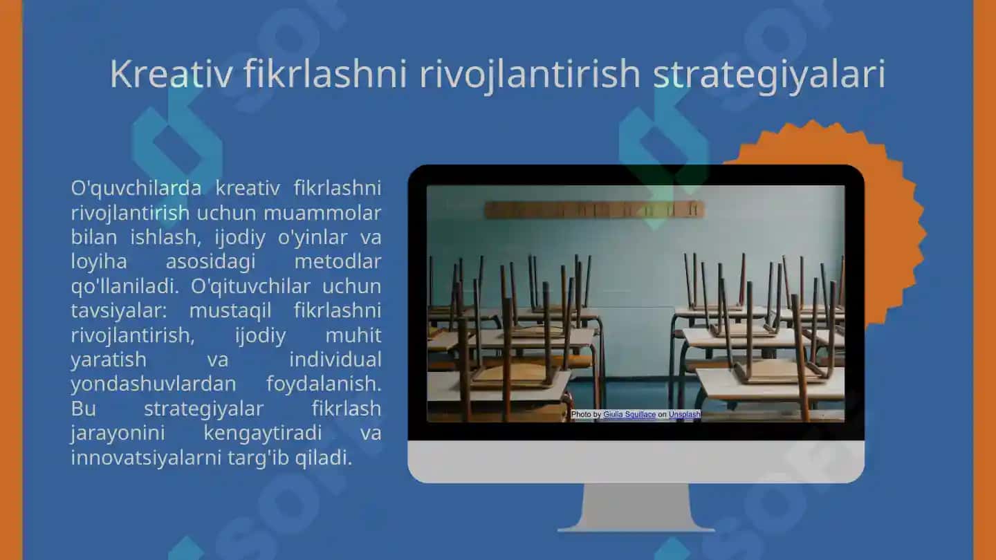 Kreativ fikrlashning ta'lim jarayonidagi o'ziga xos xususiyatlari 7