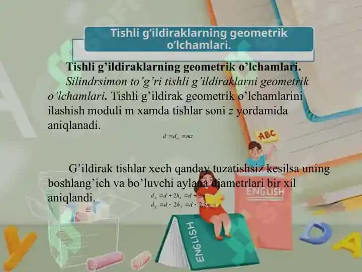 O’QUVCHILARGA CHERVYAKLI VA REYKALI UZATMALARNI CHIZISH TARTIBINI O’RGATISH 6