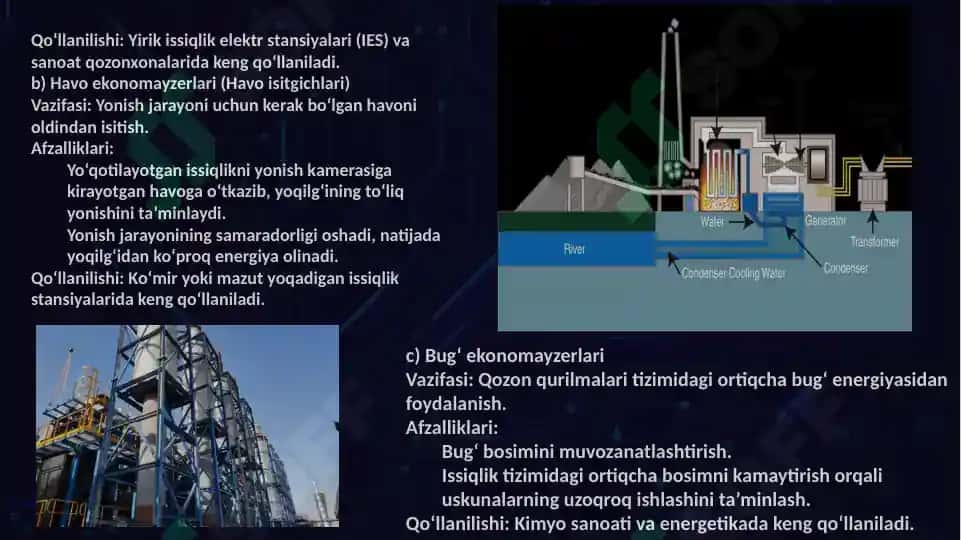 Ekonomayzer turlari va ishlash prinsipini tahlil qilish 4