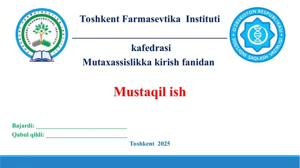 7. Distribyutorlik faoliyati. Taqdimot 16 bet.