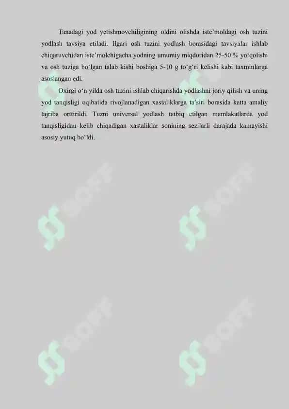 Organizmda yod yetishmovchiligi. Referat 7 bet. 3