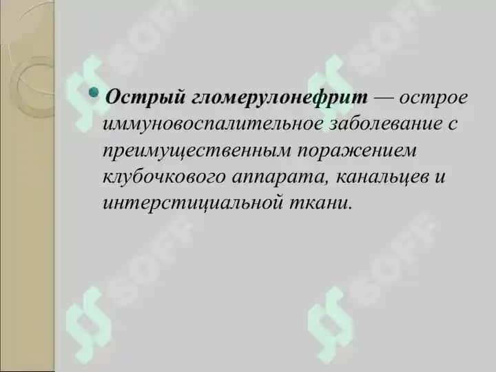 Гломерулонефрит 2