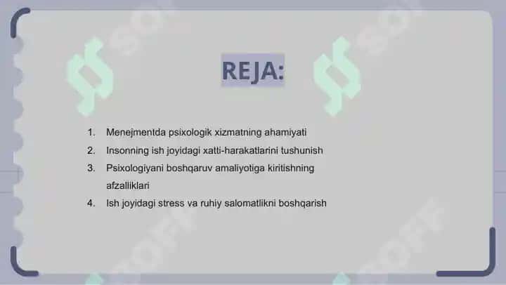 Boshqaruv soxasida psixologik xizmat 2