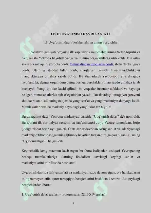 Uygʻonish davri san'ati 5