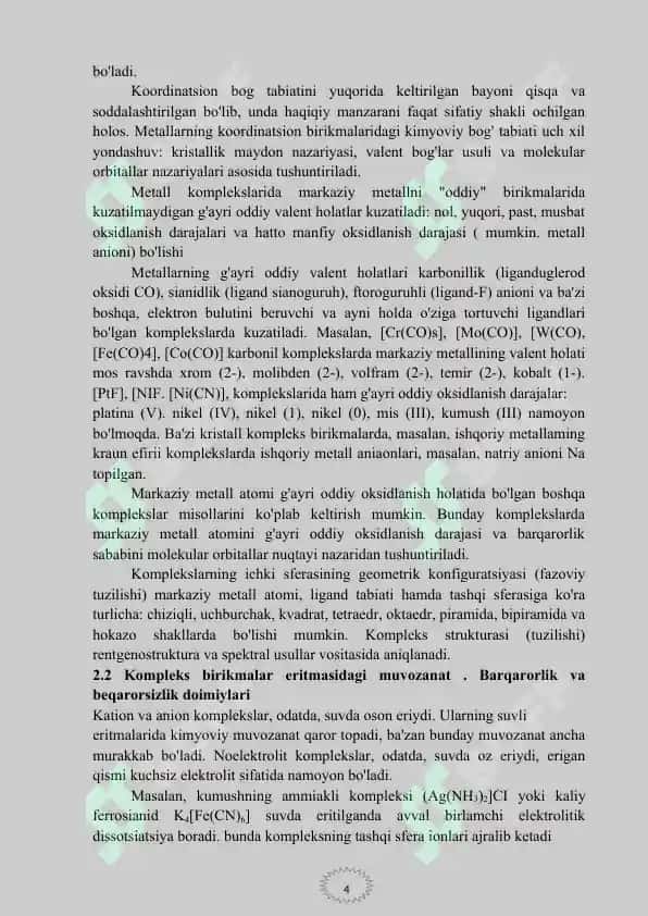 KOMPLEKS BIRIKMALAR ERITMALARI ANALIZI 8
