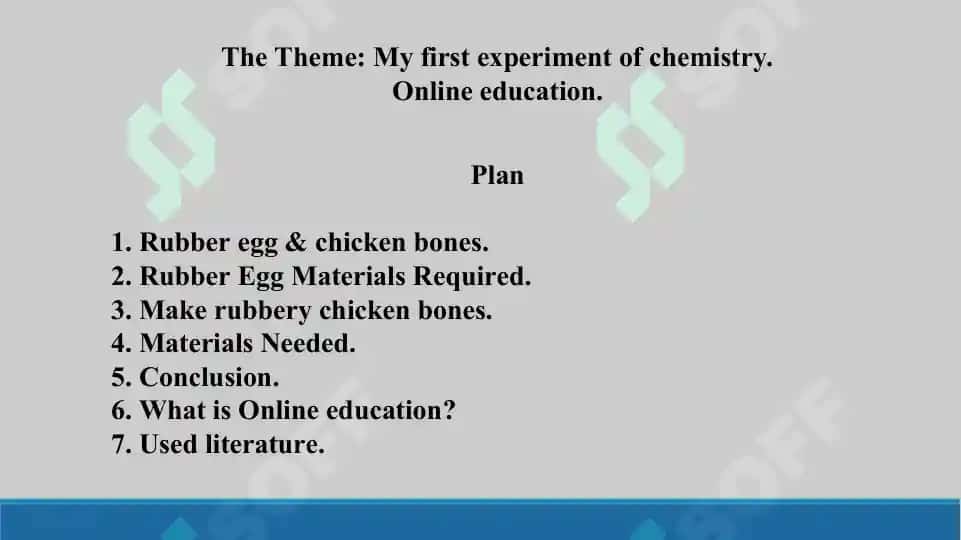 1.2. My first experiment of chemistry. Taqdimot 12 bet 2