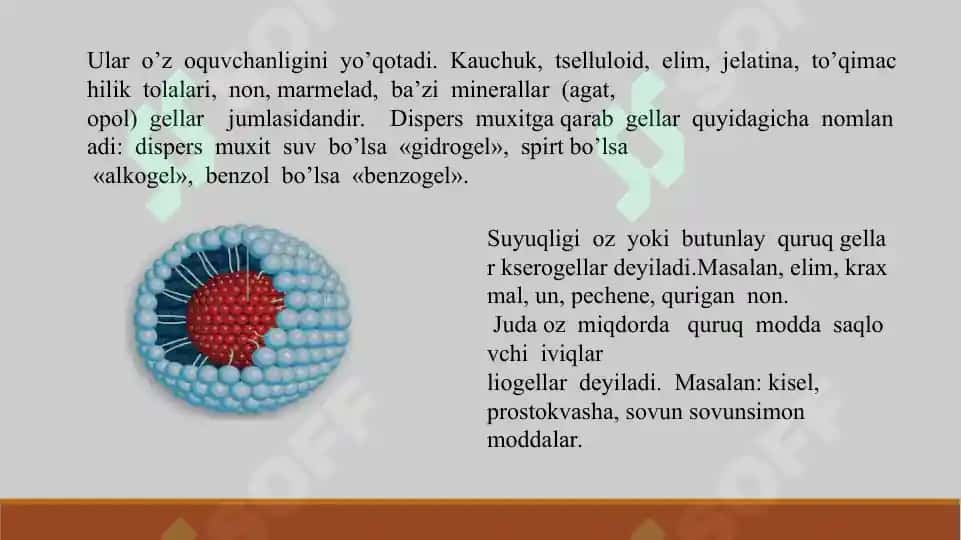 18. Iviqlar va gellarning tiksotropoyasi. Taqdimot 10 bet. 4