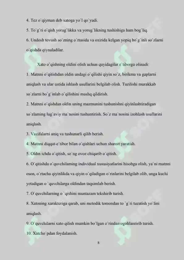 O`qish darslarida ertak o`tish uslubiyoti 8