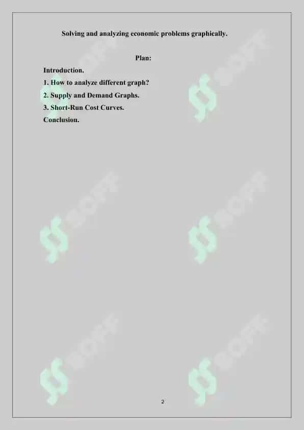 Amaliy matematika. Solving and analyzing economic problems graphically 2