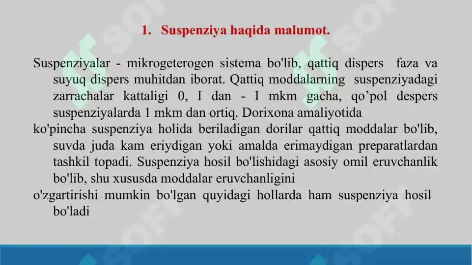 Suspenziyalar texnologiyasida ishlatiladigan yordamchi moddalar. Taqdimot 11 bet. 3