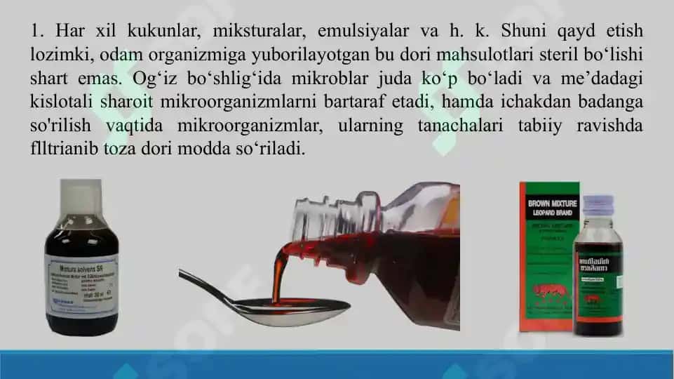 Aseptika sharoitini yaratishning o’ziga xos tomonlari va muammolari. Taqdimot 15 bet. 4