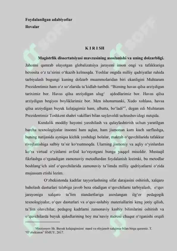 BOSHLANG’ICH SINF O‘QUVCHILARINING MILLIY QADRIYATLARGA BO‘LGAN MUNOSABATINI SHAKLLANTIRISH METODIKASI 5