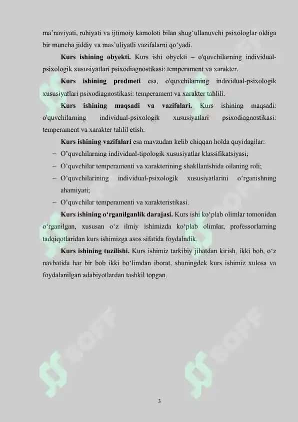 O'QUVCHILARNING INDIVIDUAL-PSIXOLOGIK XUSUSIYATLARI PSIXODIAGNOSTIKASI: TEMPERAMENT VA XARAKTER 3