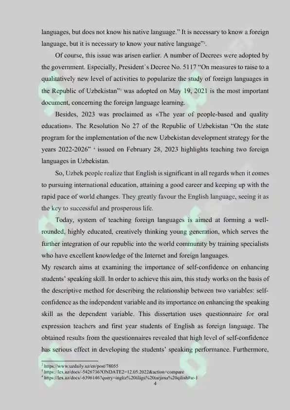Ways of improving self-confidence in developing students speaking skills 4