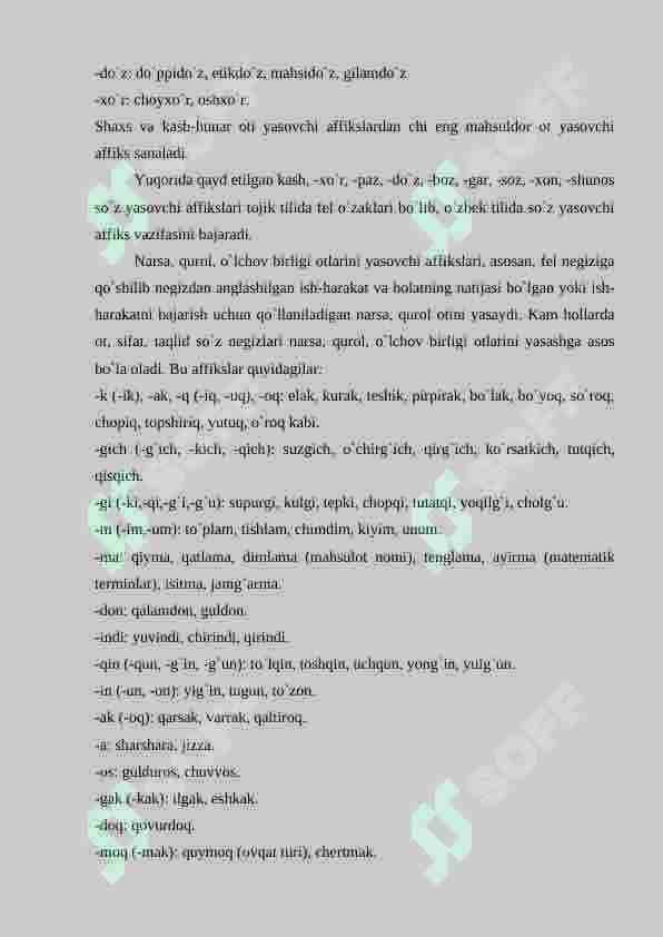 Otlarning yasalishi 2