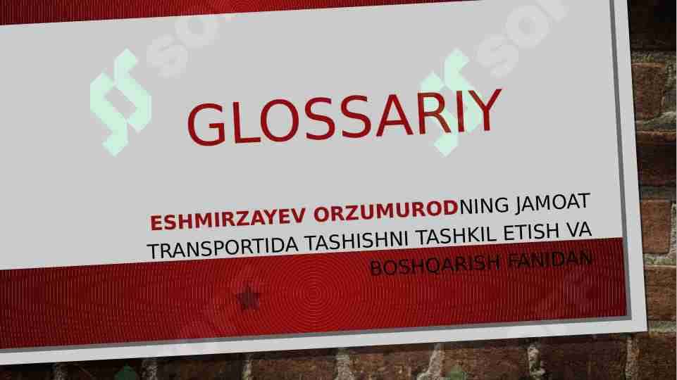 Jamoat transprti atamalar