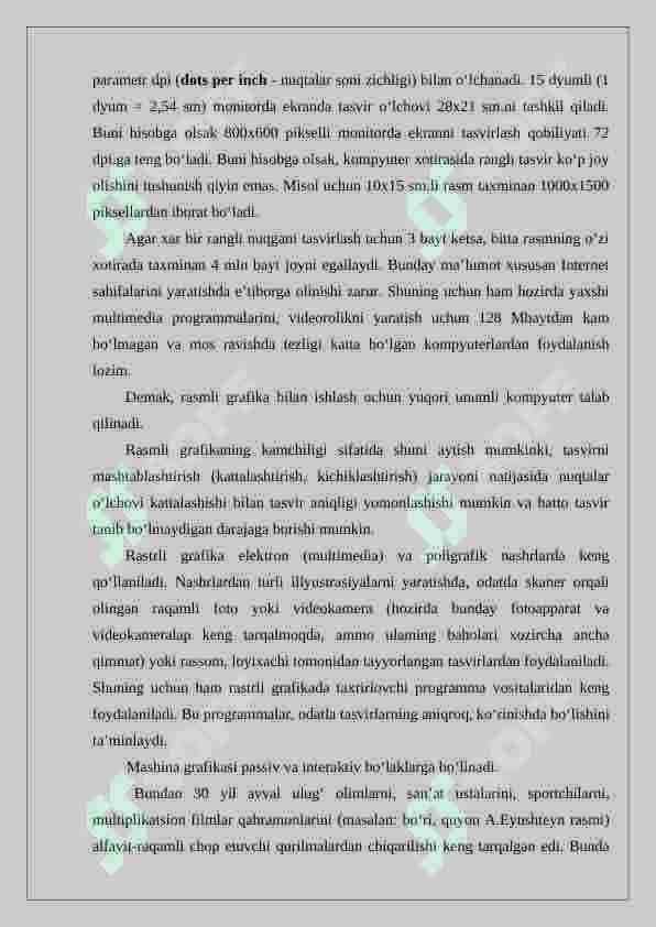 Adobe Photoshop dasturi va uning imkoniyatlari 8