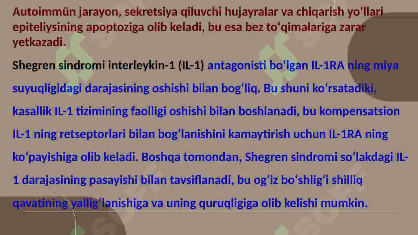 Shegren sindromi.Gastroezofelyar kasalligi 5