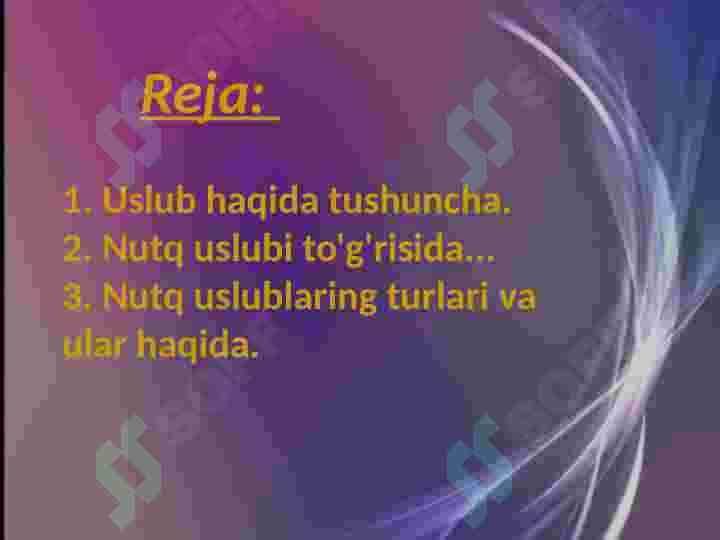 Nutq uslublari 2