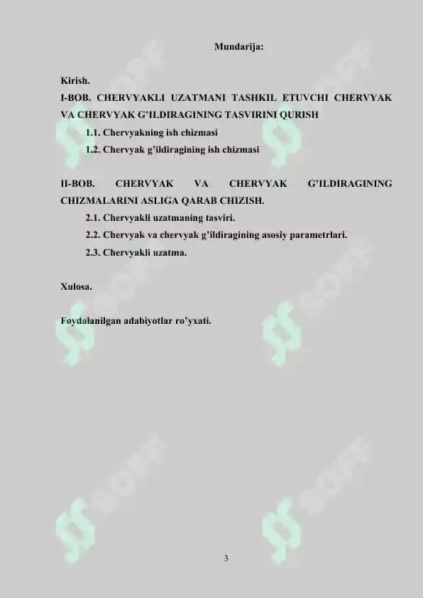 "CHERVYAKLI VA REYKALI UZATMALARNI CHIZISH TARTIBINI O‘RGATISH" 3