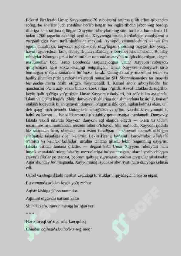 Umar Xayyom 3