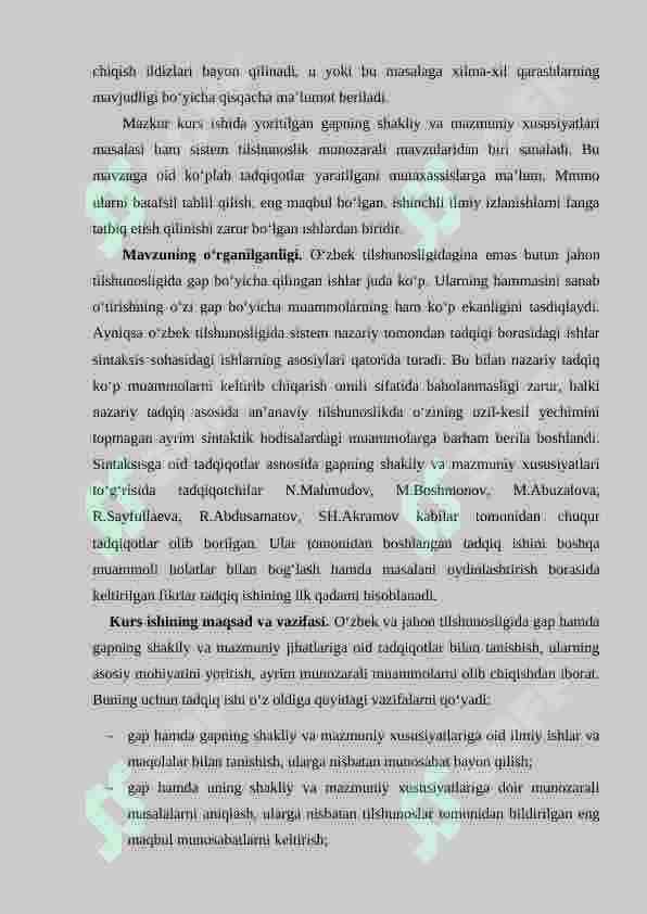 Gapning shakliy va mazmuniy xususiyatlari 4