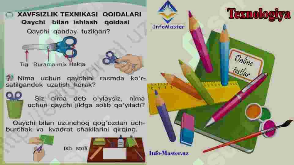 Ish joyini tashkil etish va texnika xavfsizligi 6