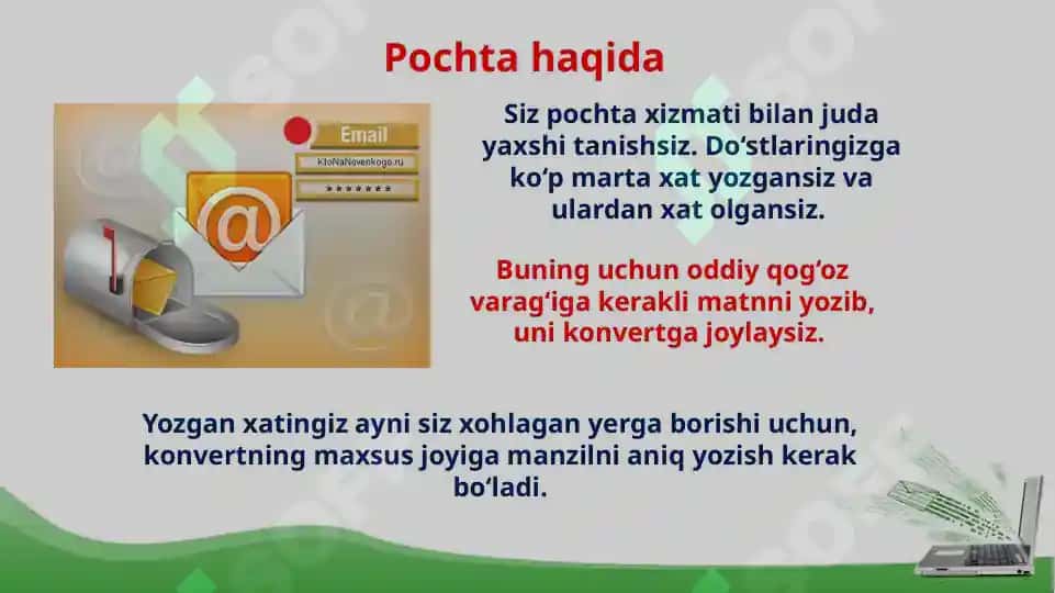 Internet elektron pochta xizmatlari 3