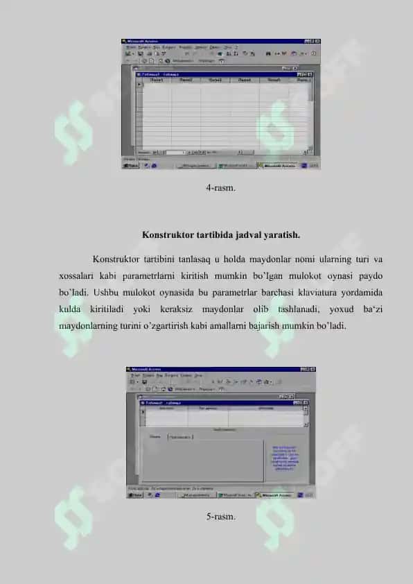Ms Access 6