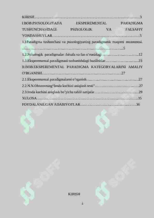Psixologiyada eksperimental paradigma 2